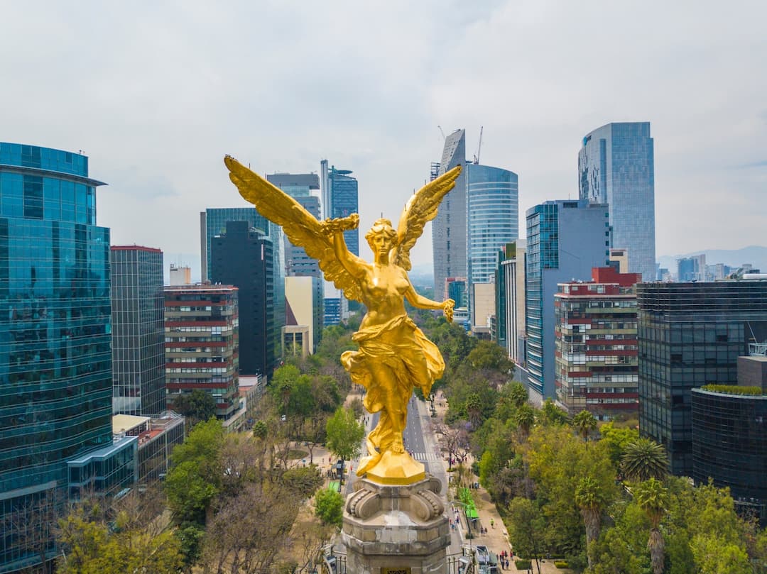 Ángel de la Independencia, Ciudad de México
